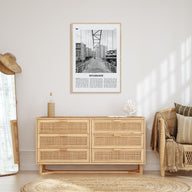 Diyarbakir Travel B&W Poster