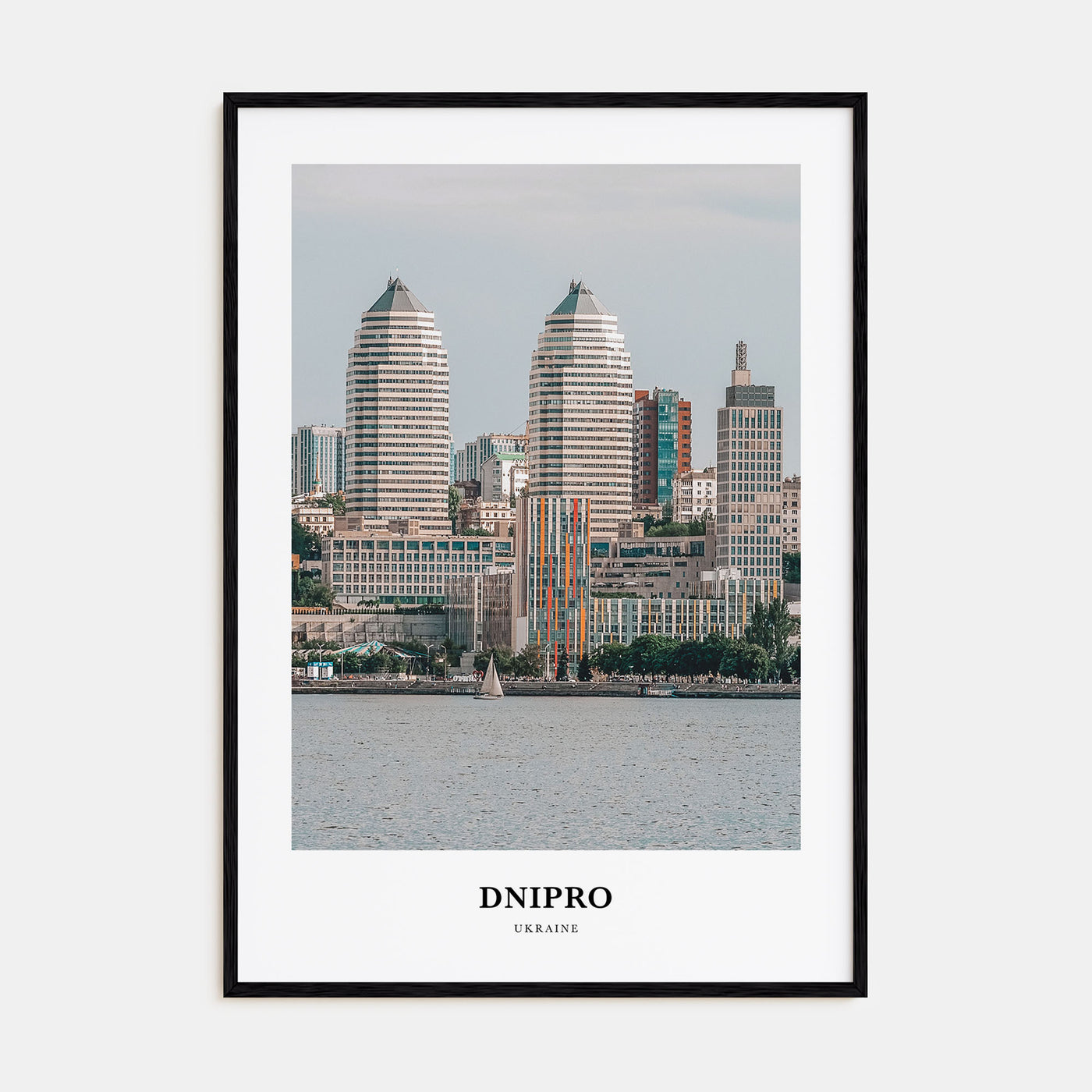 Dnipro Portrait Color Poster