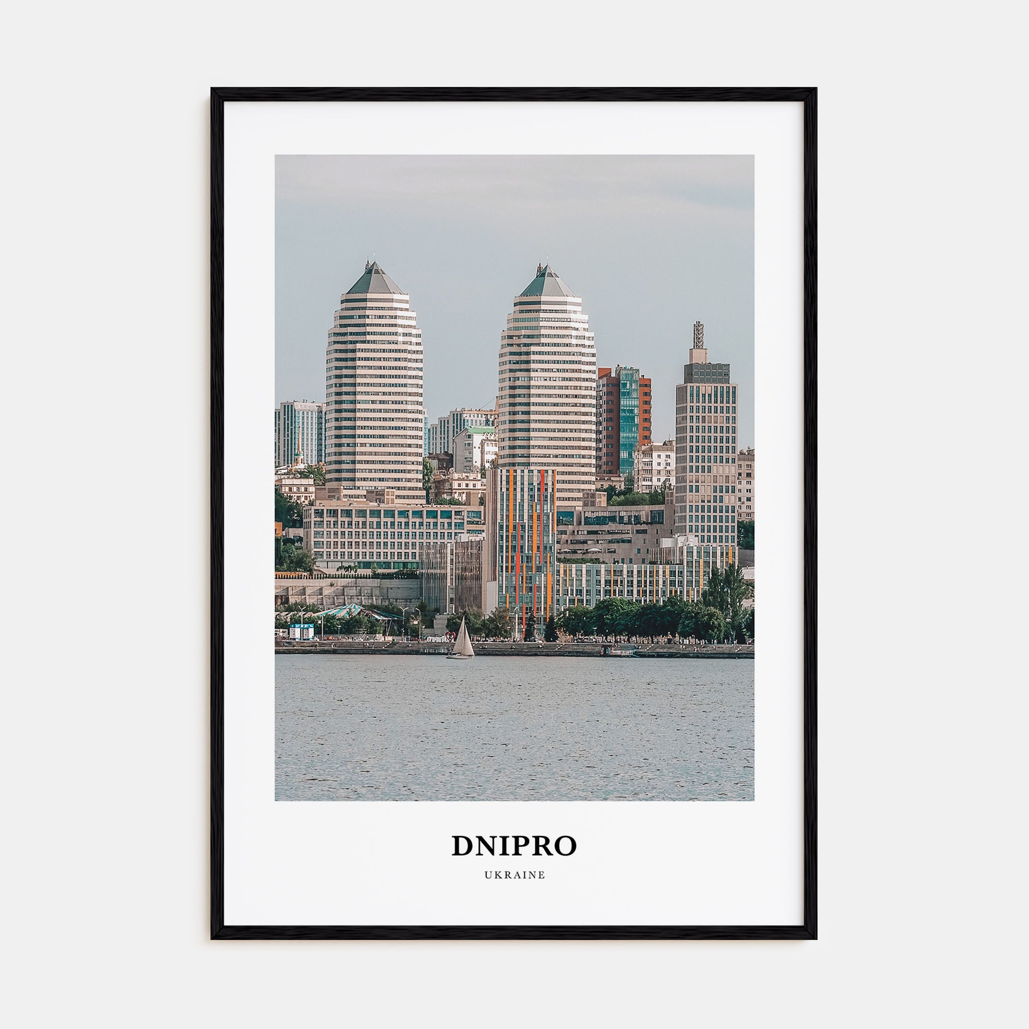 Dnipro Portrait Color Poster
