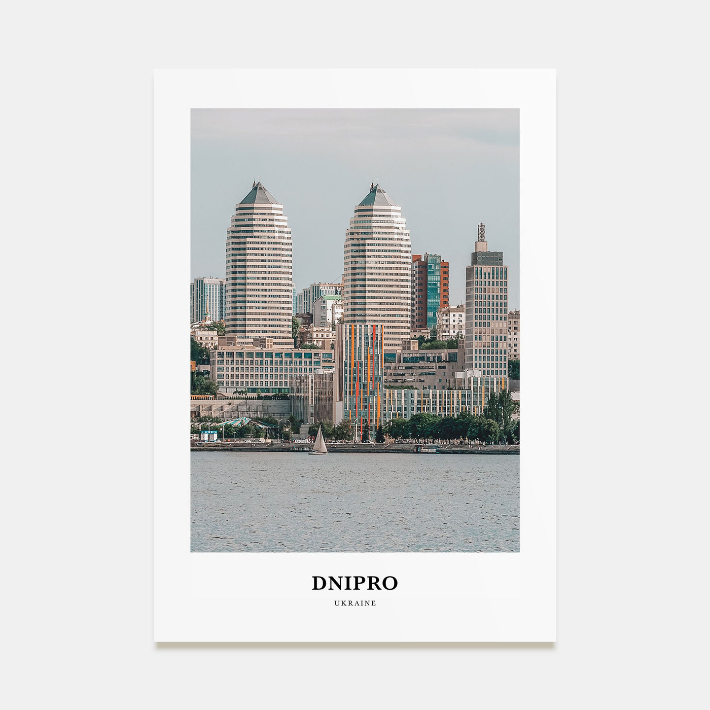 Dnipro Portrait Color Poster