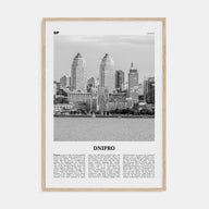 Dnipro Travel B&W Poster