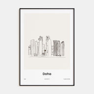 Doha Drawn Poster
