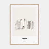 Doha Drawn Poster