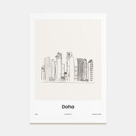 Doha Drawn Poster