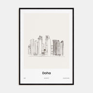 Doha Drawn Poster