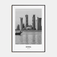 Doha Portrait B&W Poster