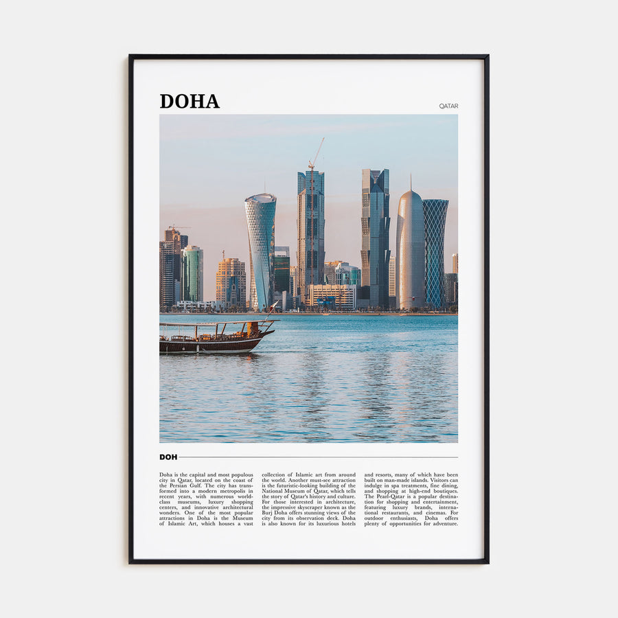 Doha Travel Color Poster