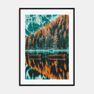 Dolomites Mountains Photo Color Poster