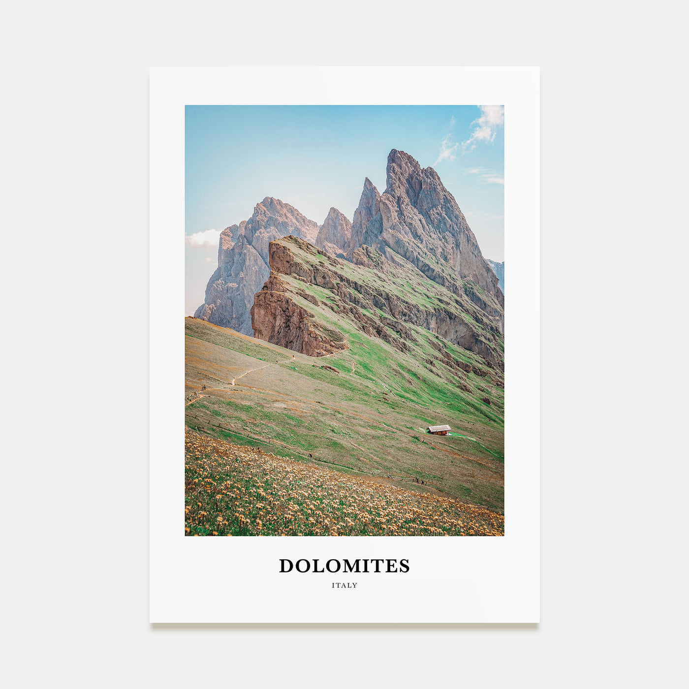 Dolomites Portrait Color Poster