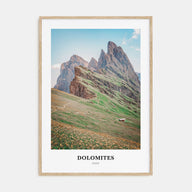Dolomites Portrait Color Poster