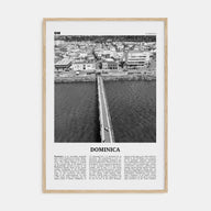 Dominica Travel B&W Poster
