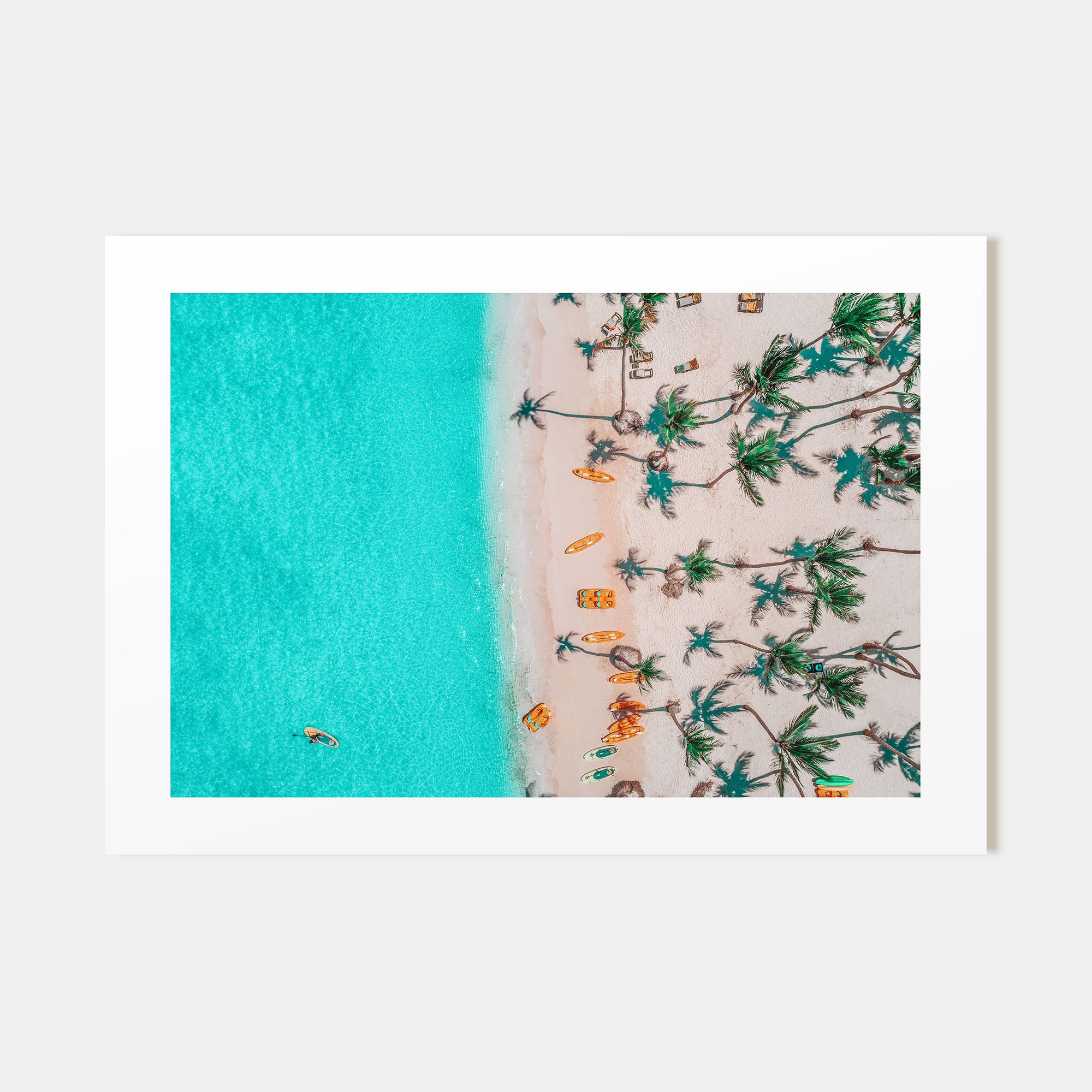 Dominican Republic Landscape Color Poster