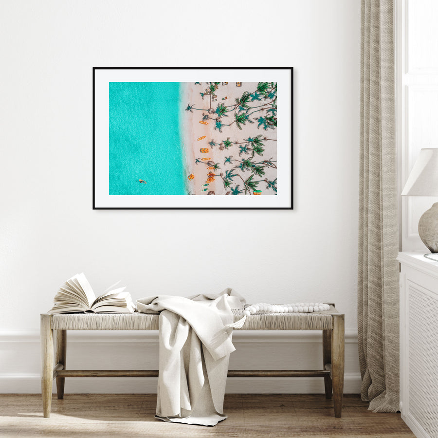 Dominican Republic Landscape Color Poster