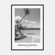Dominican Republic Portrait B&W No 1 Poster