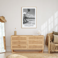 Dominican Republic Portrait B&W No 1 Poster