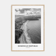 Dominican Republic Portrait B&W No 2 Poster