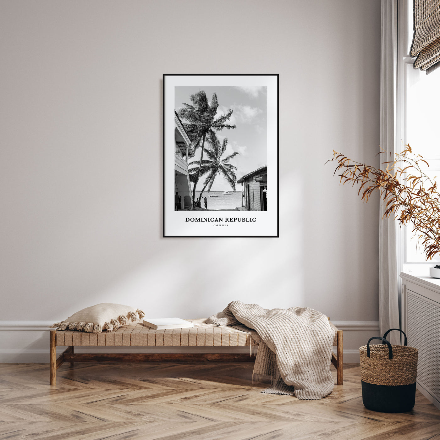 Dominican Republic Portrait B&W No 3 Poster