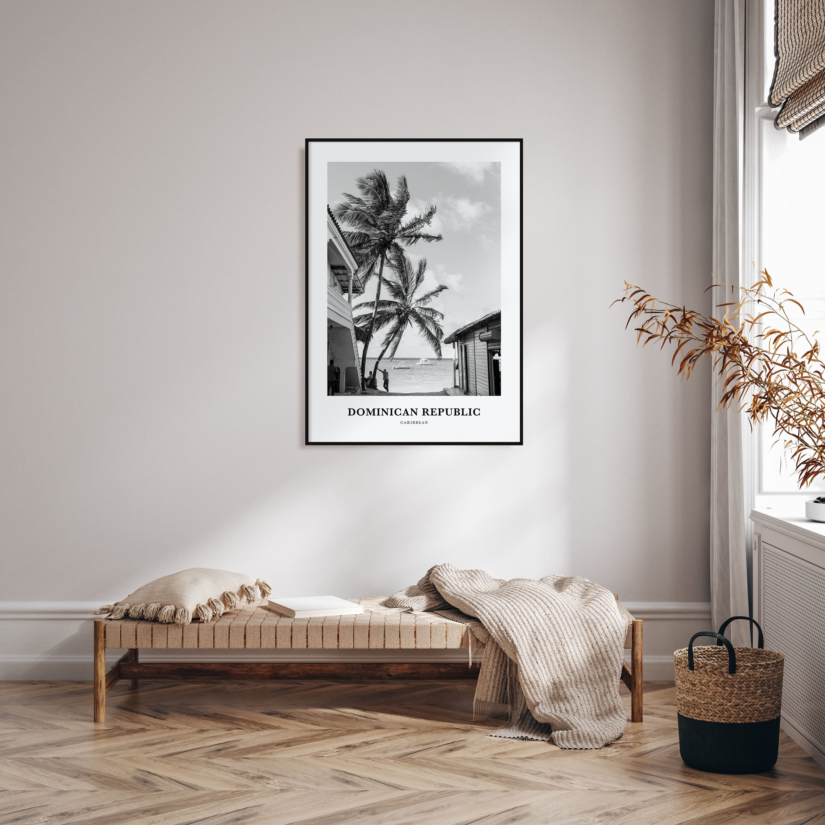 Dominican Republic Portrait B&W No 3 Poster