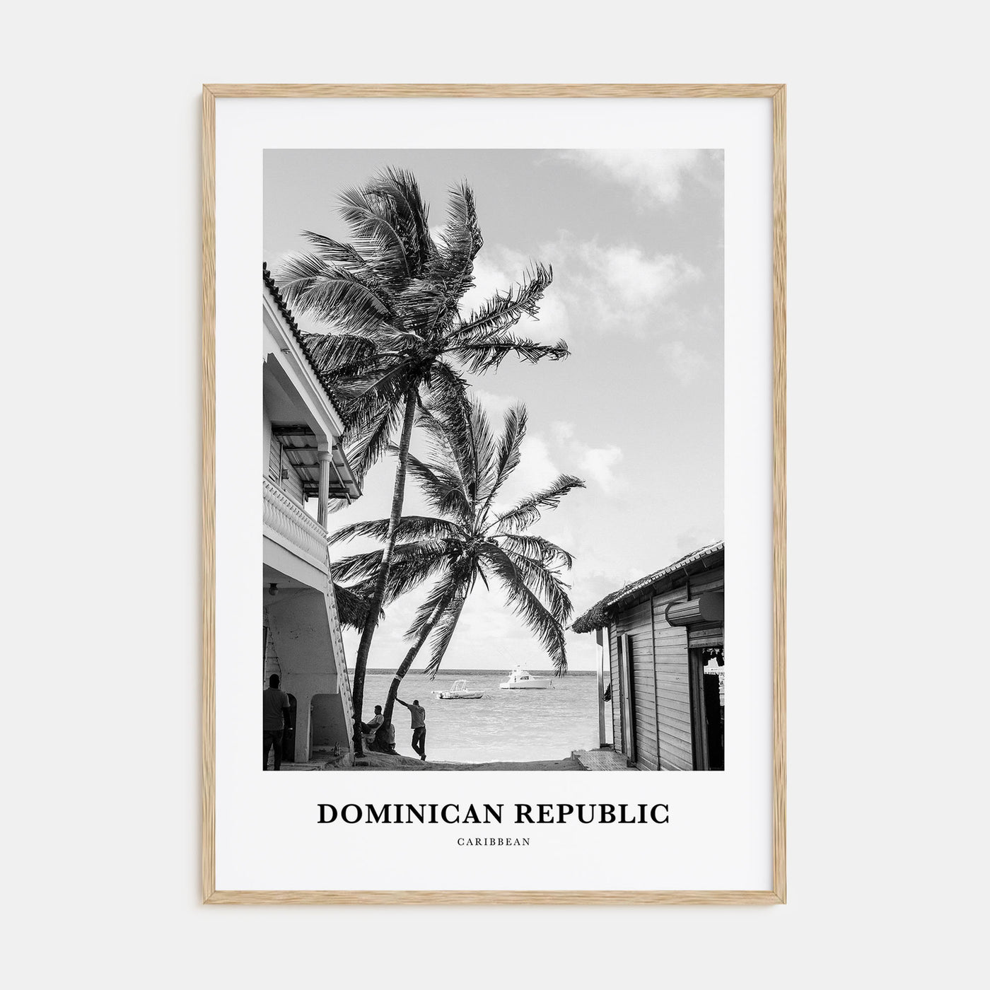 Dominican Republic Portrait B&W No 3 Poster