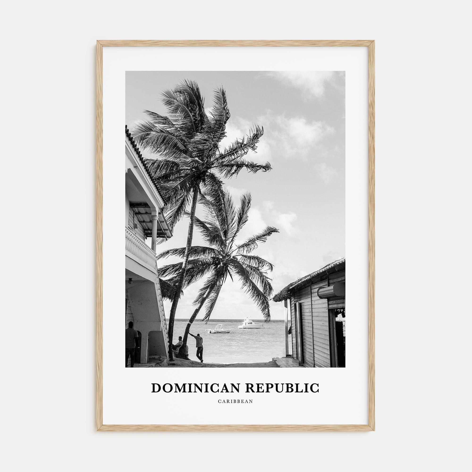 Dominican Republic Portrait B&W No 3 Poster