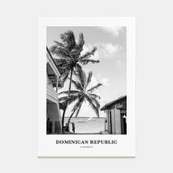 Dominican Republic Portrait B&W No 3 Poster