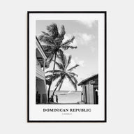 Dominican Republic Portrait B&W No 3 Poster