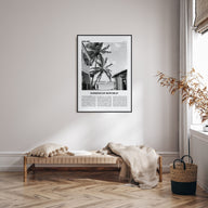 Dominican Republic Travel B&W No 1 Poster