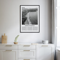 Dominican Republic Travel B&W No 3 Poster