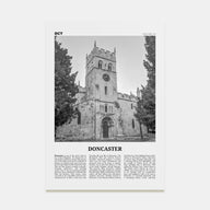 Doncaster Travel B&W Poster
