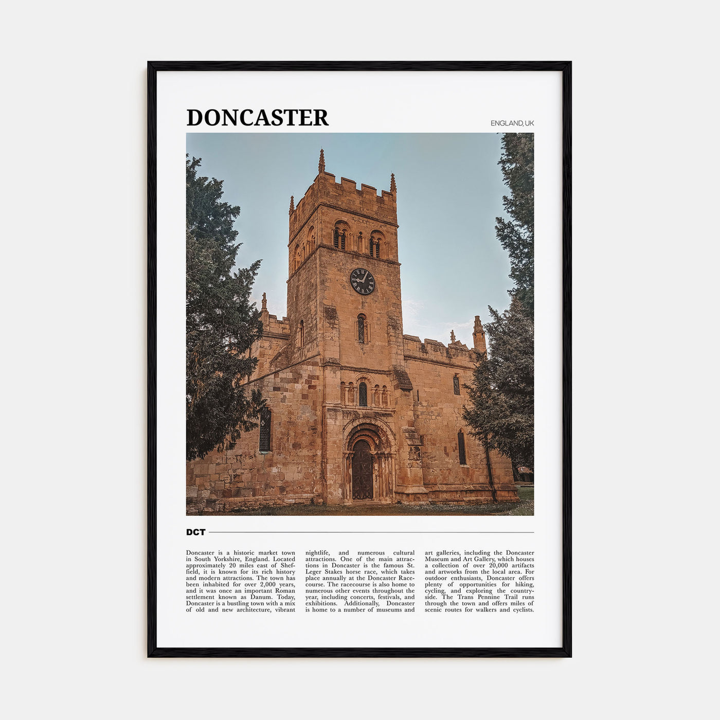 Doncaster Travel Color Poster