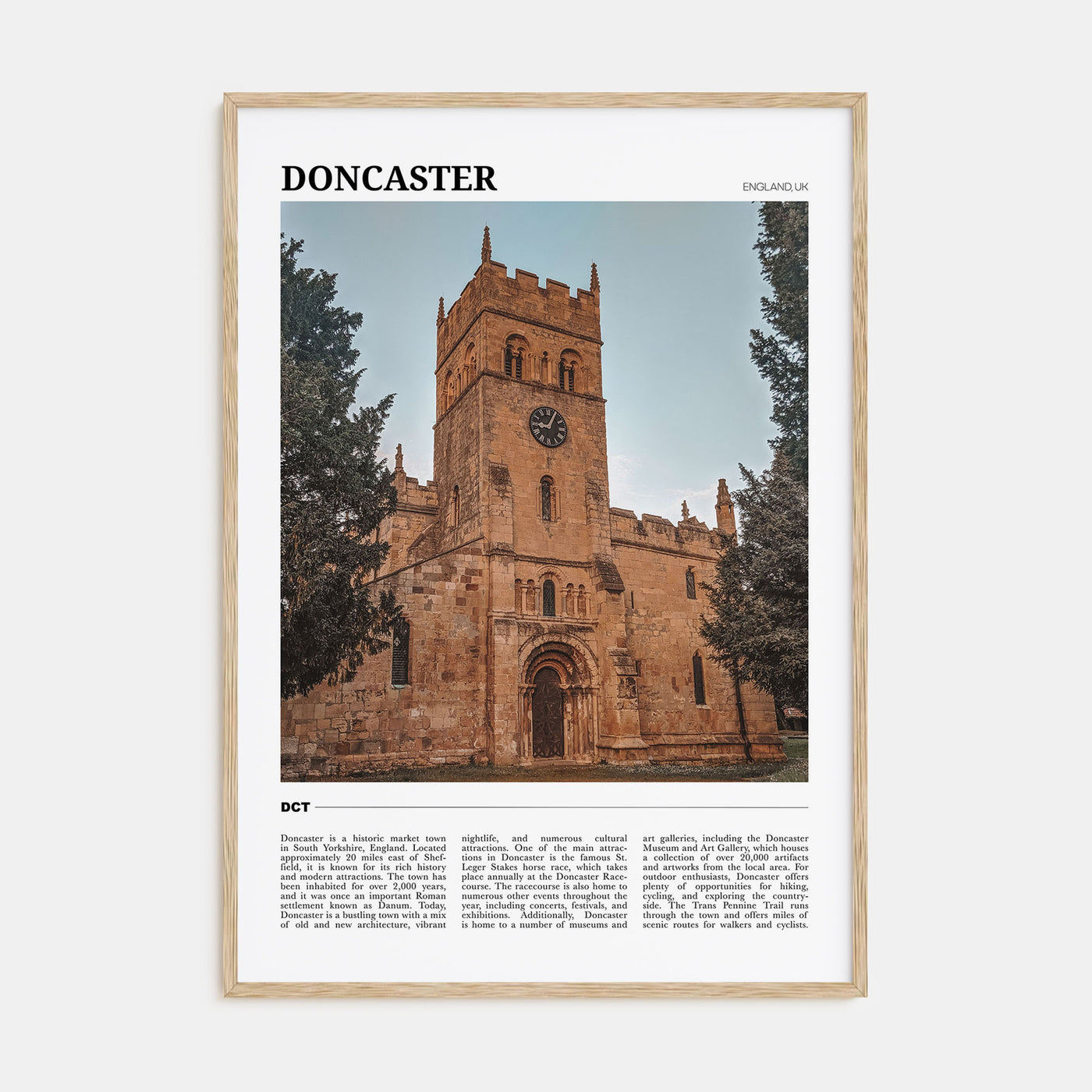 Doncaster Travel Color Poster