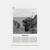 Donegal Travel B&W Poster
