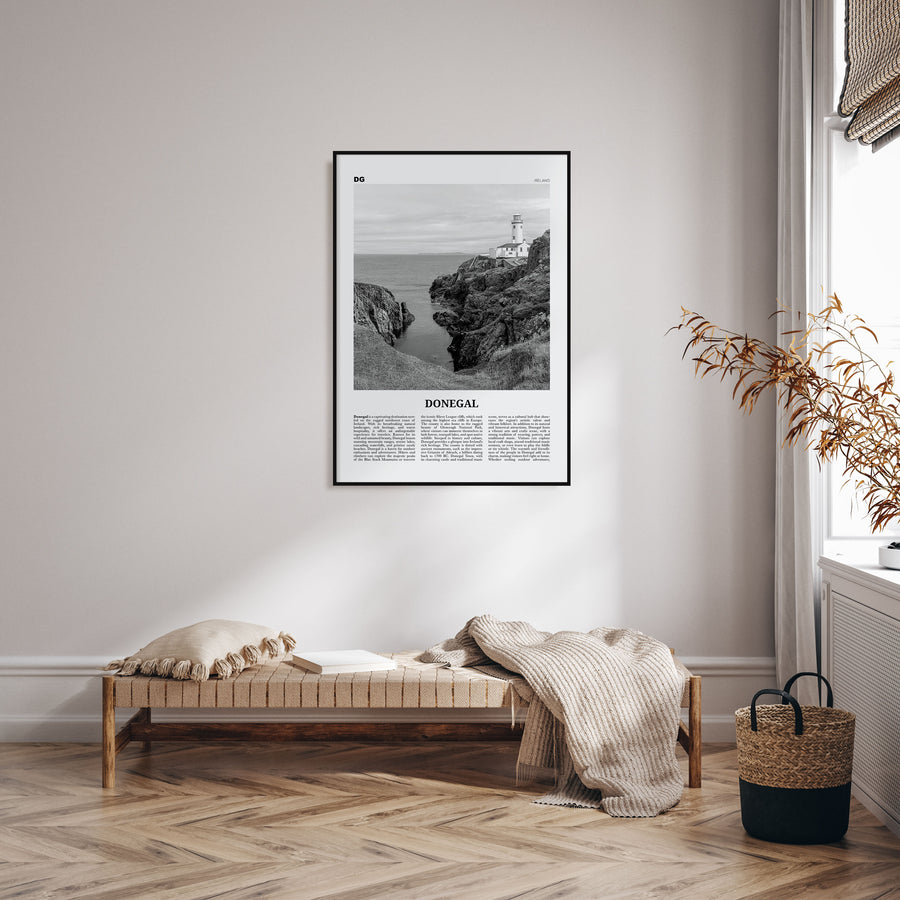 Donegal Travel B&W Poster