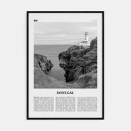 Donegal Travel B&W Poster