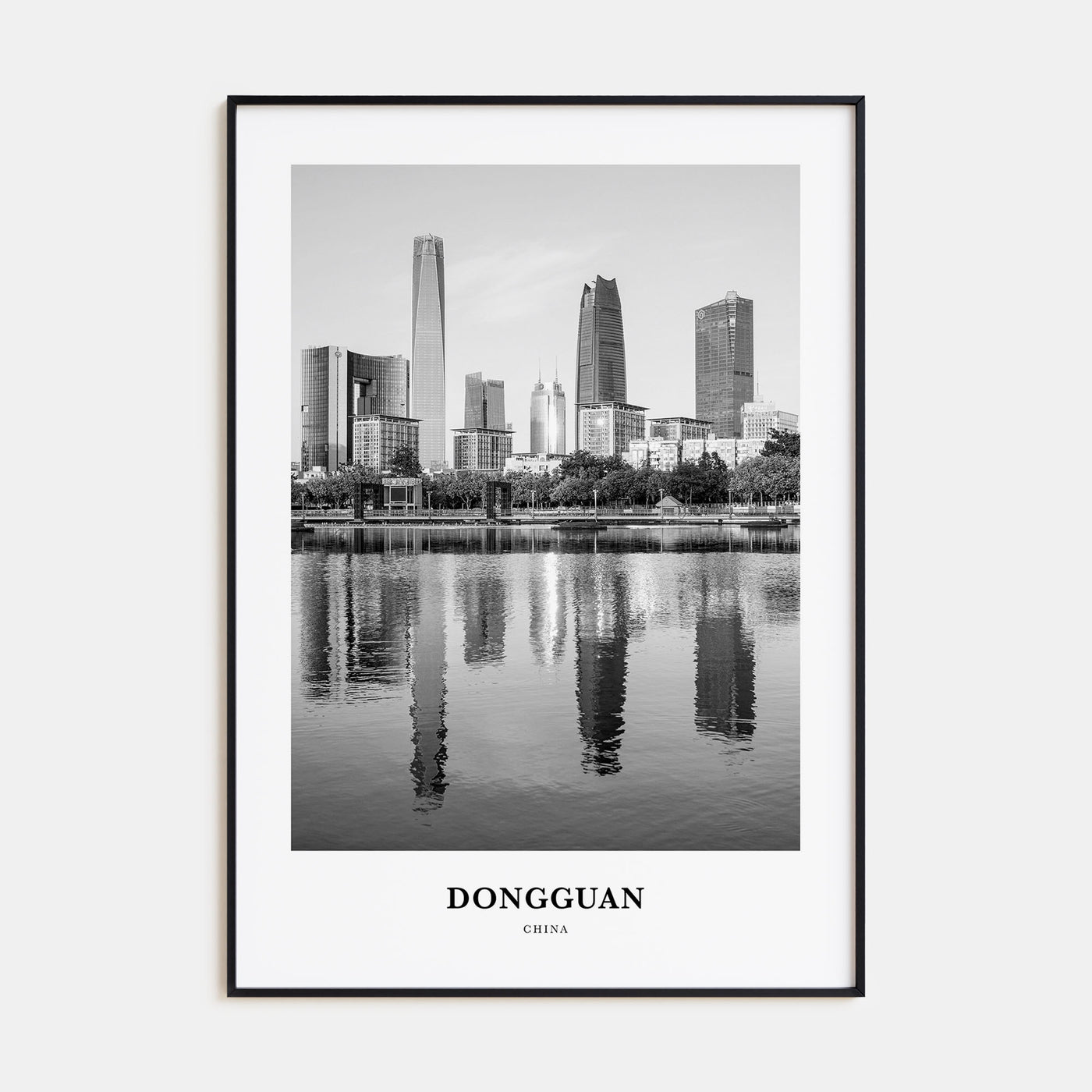Dongguan Portrait B&W Poster