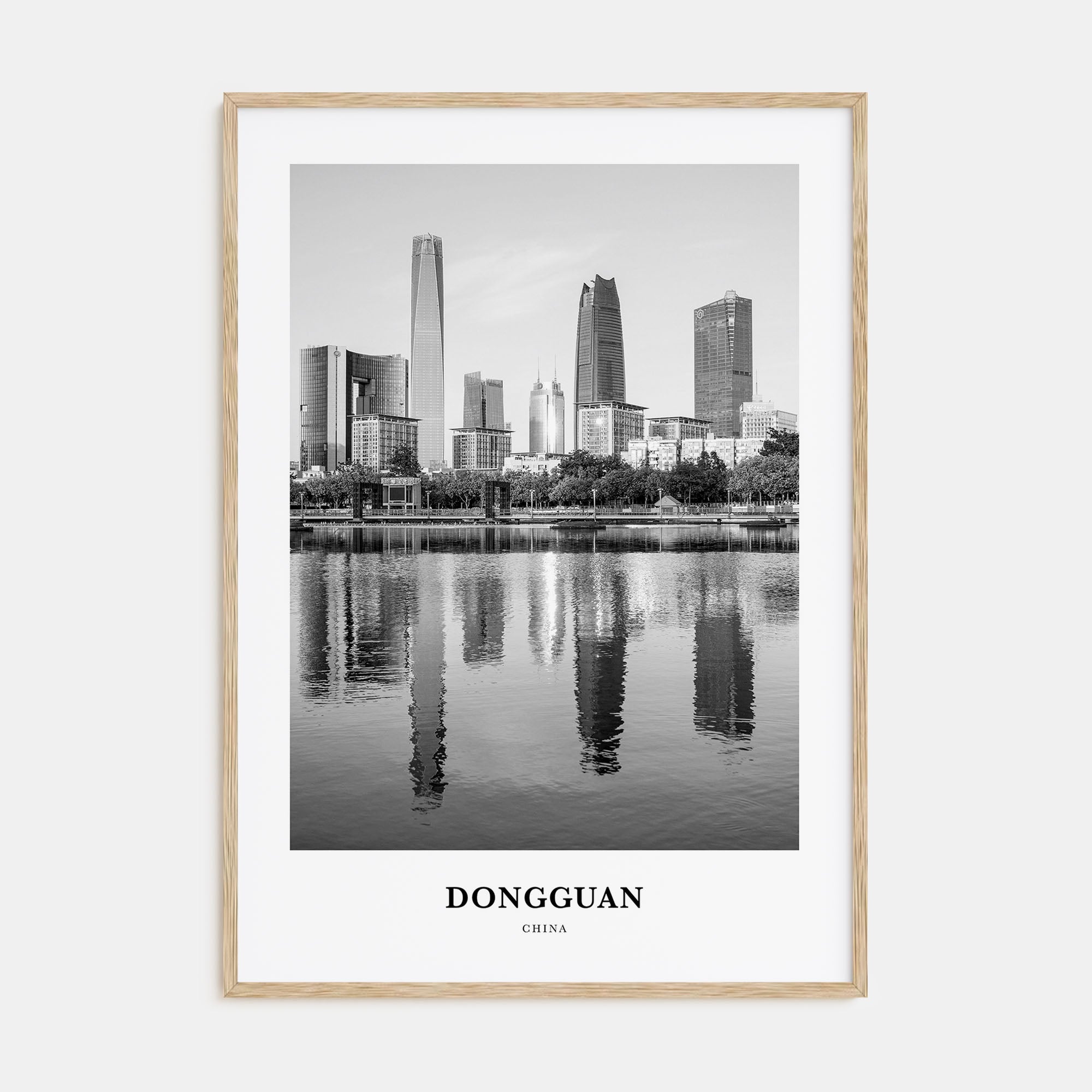 Dongguan Portrait B&W Poster