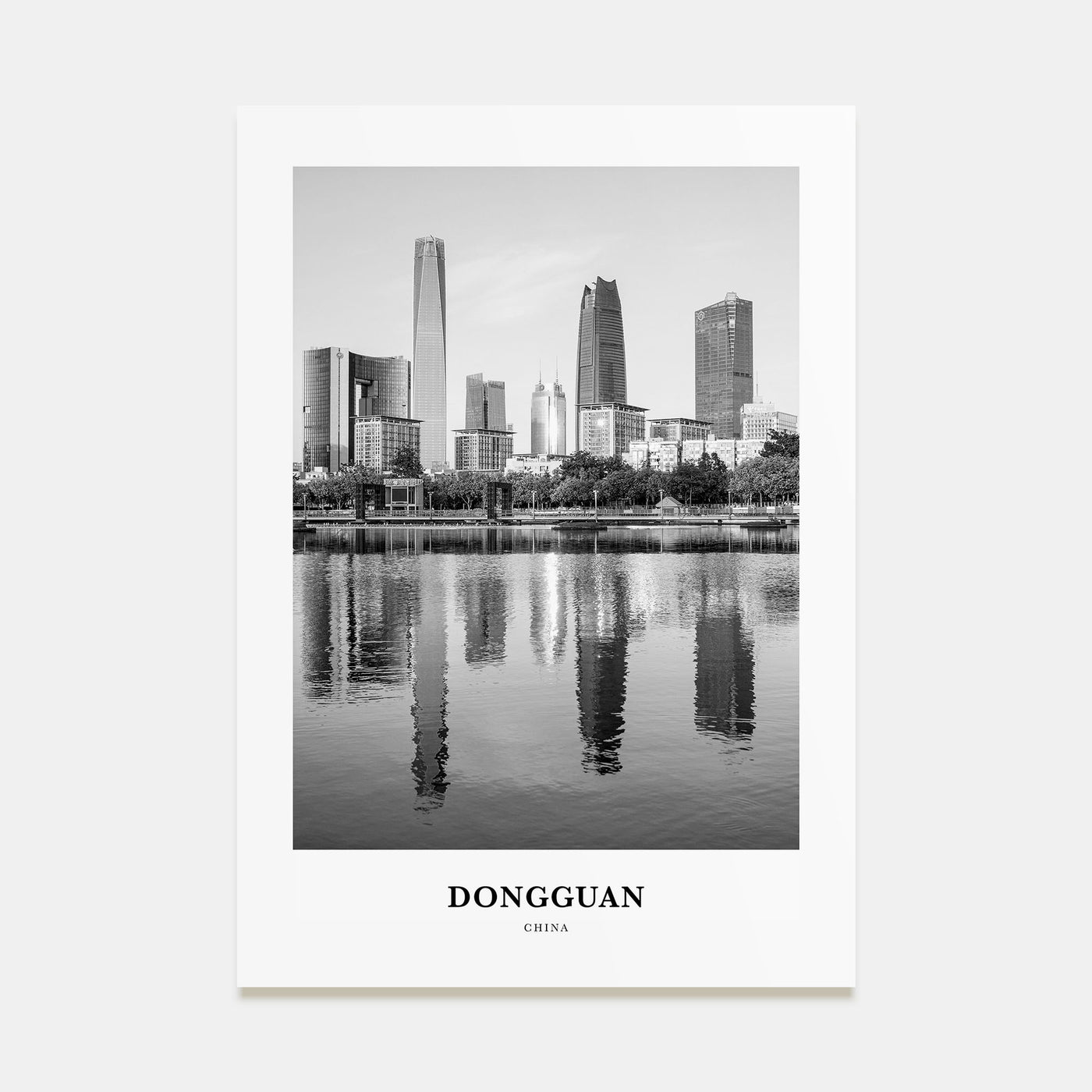 Dongguan Portrait B&W Poster