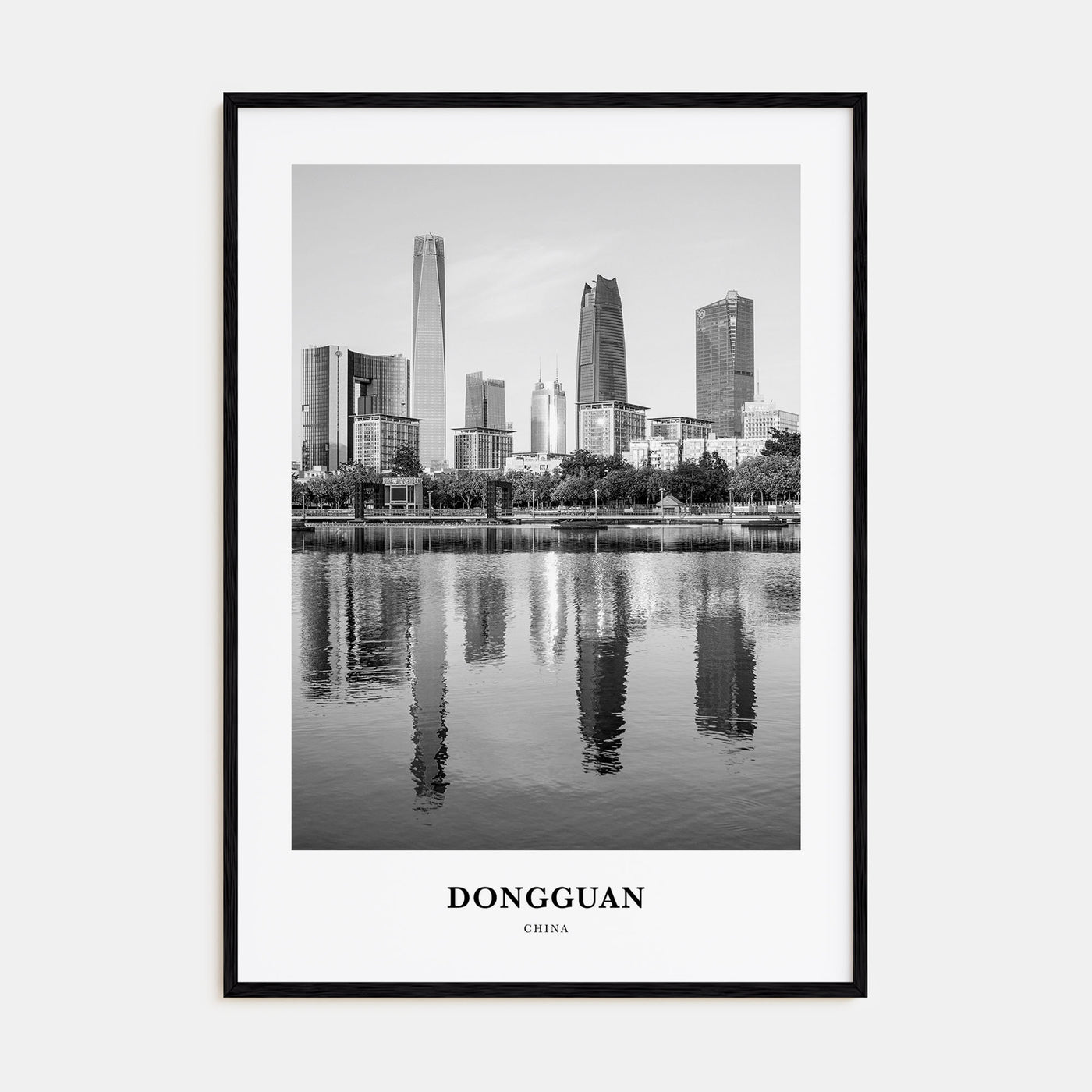 Dongguan Portrait B&W Poster