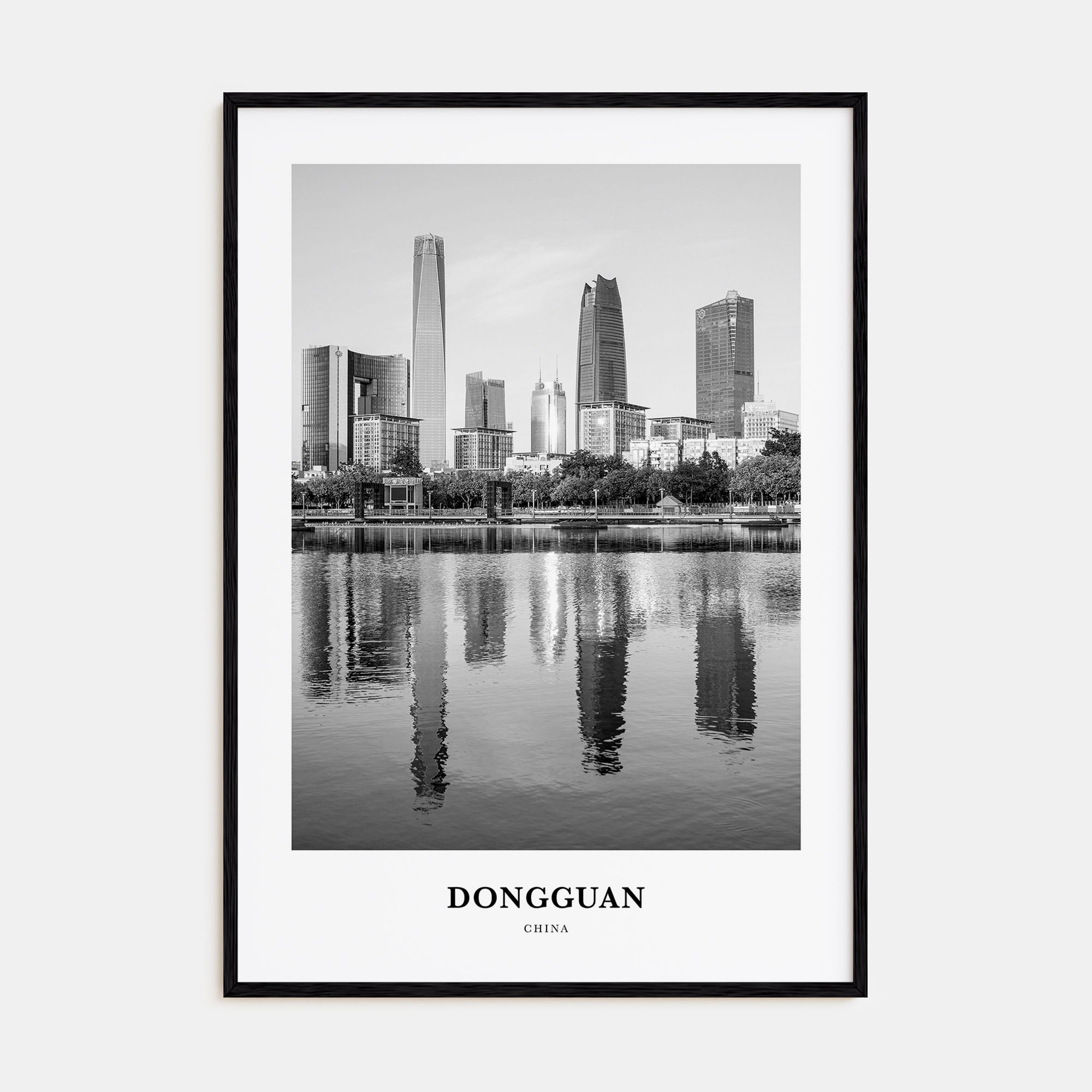 Dongguan Portrait B&W Poster