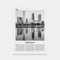 Dongguan Travel B&W Poster