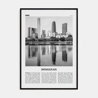 Dongguan Travel B&W Poster