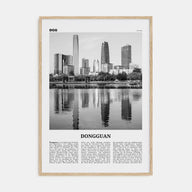 Dongguan Travel B&W Poster
