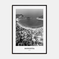 Donostia Portrait B&W Poster