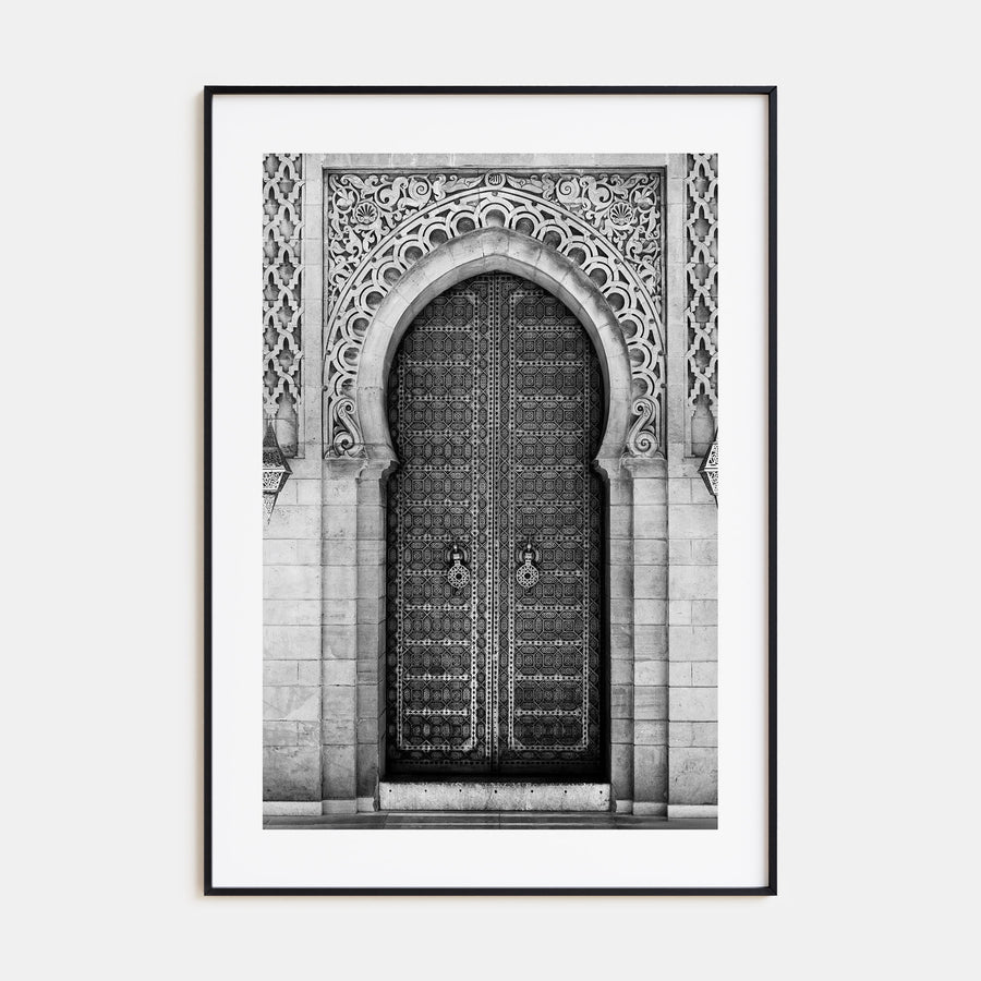 Door Photo B&W Poster
