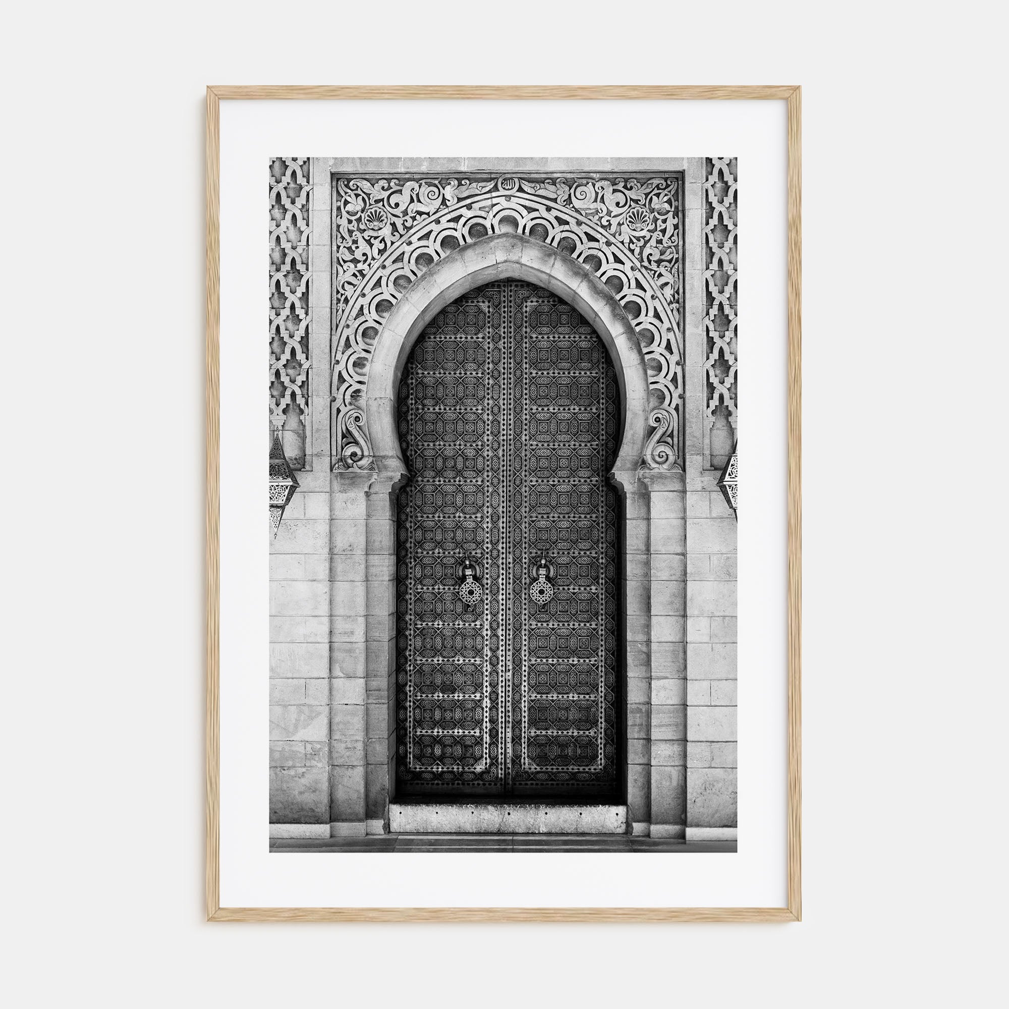 Door Photo B&W Poster