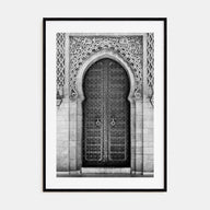 Door Photo B&W Poster