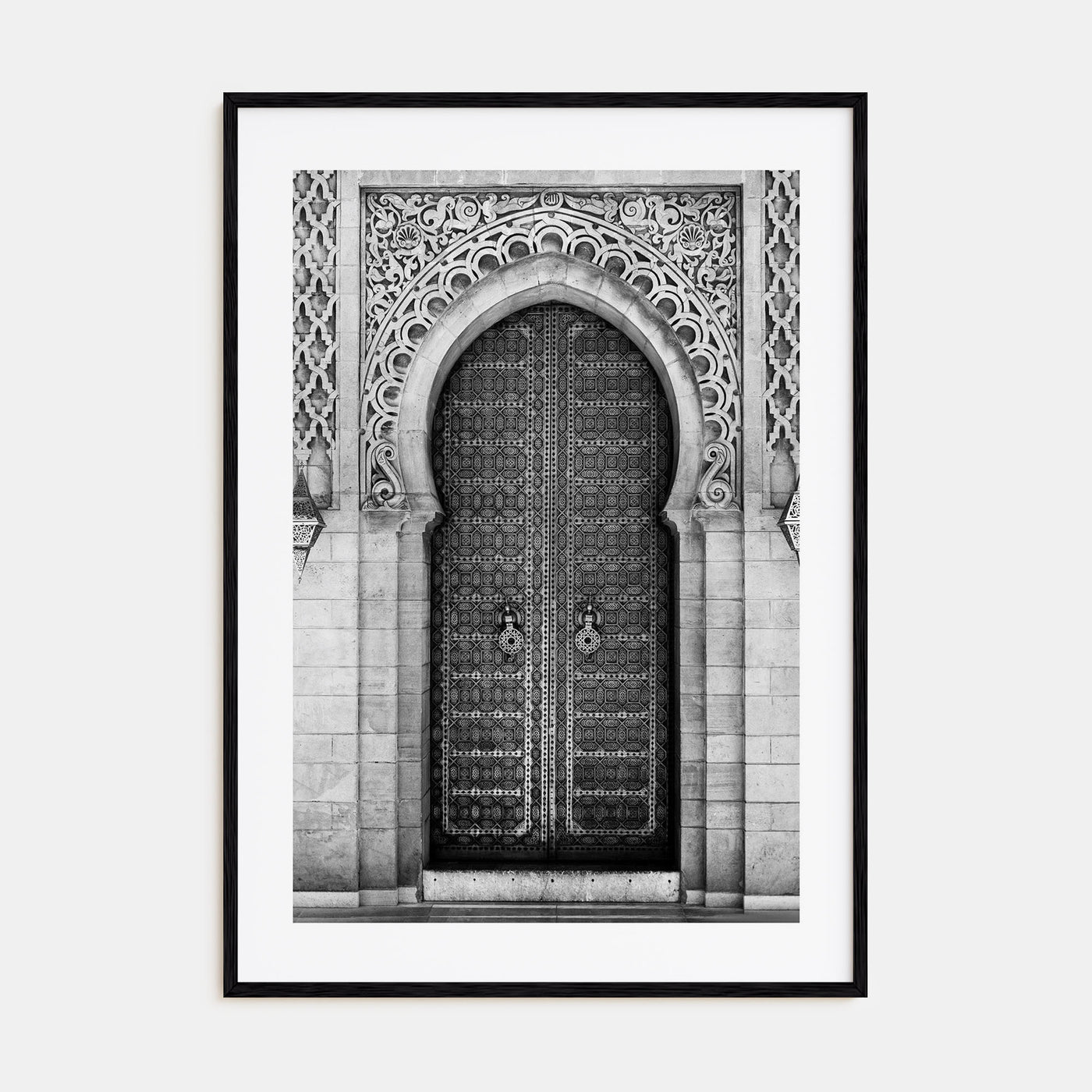 Door Photo B&W Poster