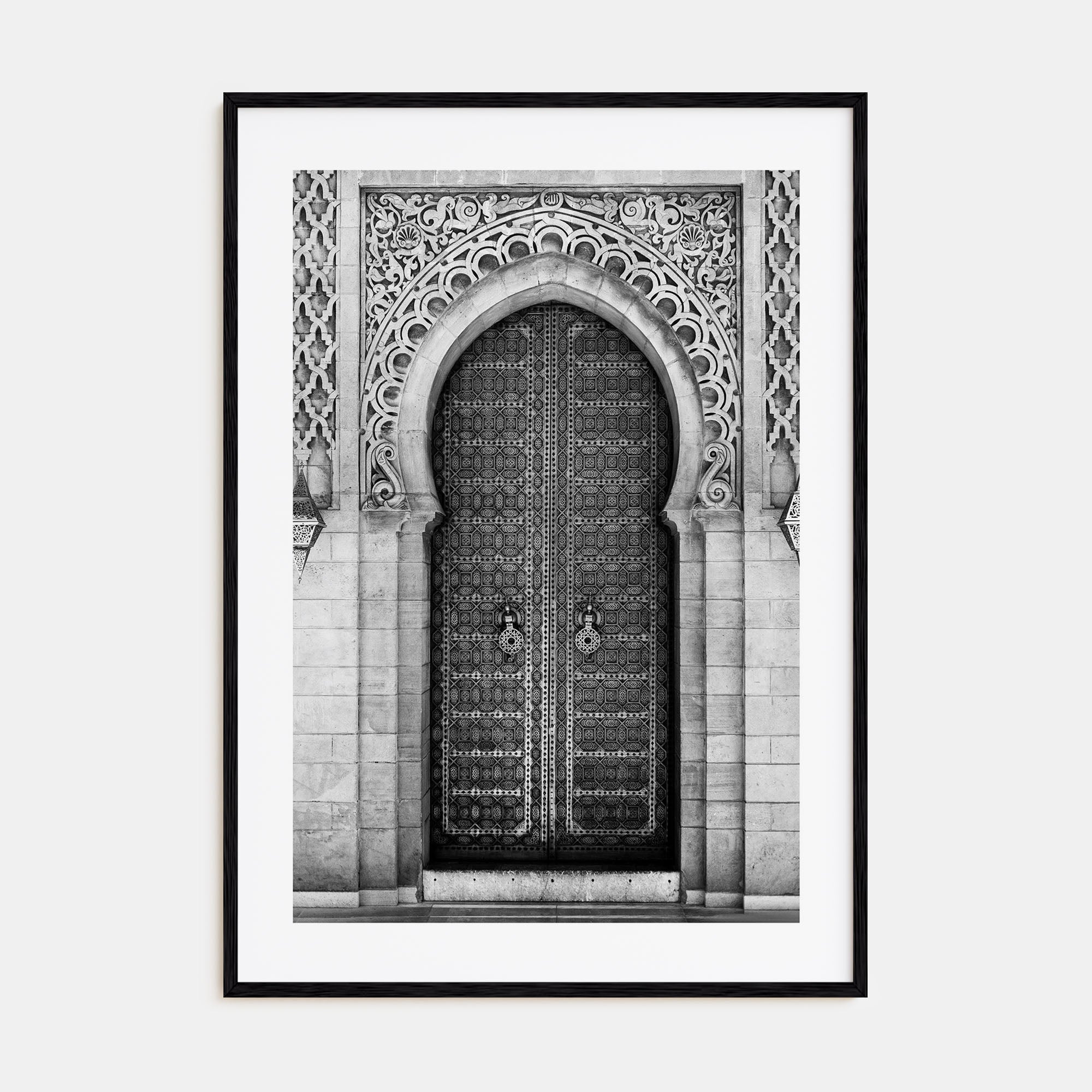 Door Photo B&W Poster