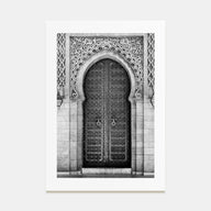 Door Photo B&W Poster