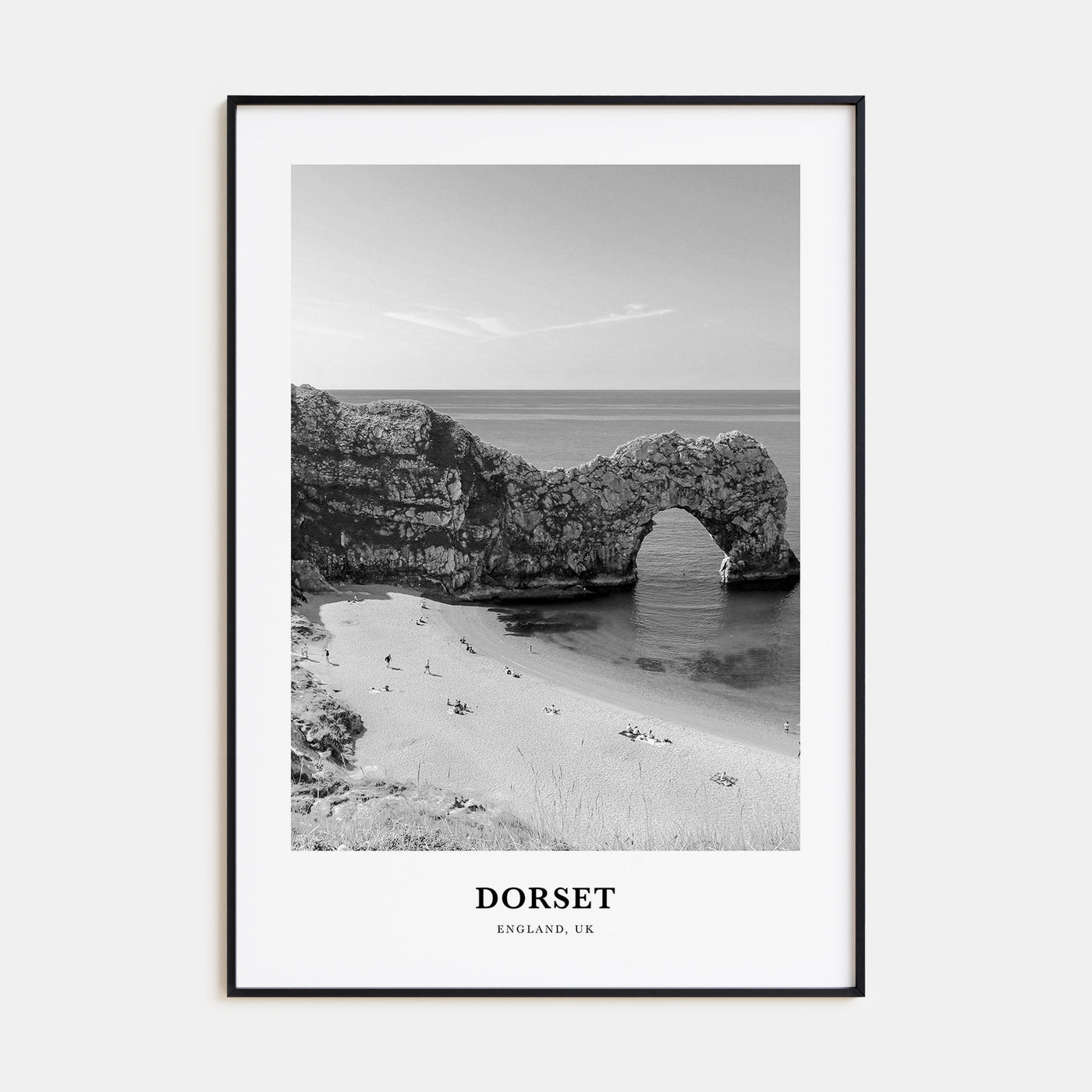 Dorset Portrait B&W Poster